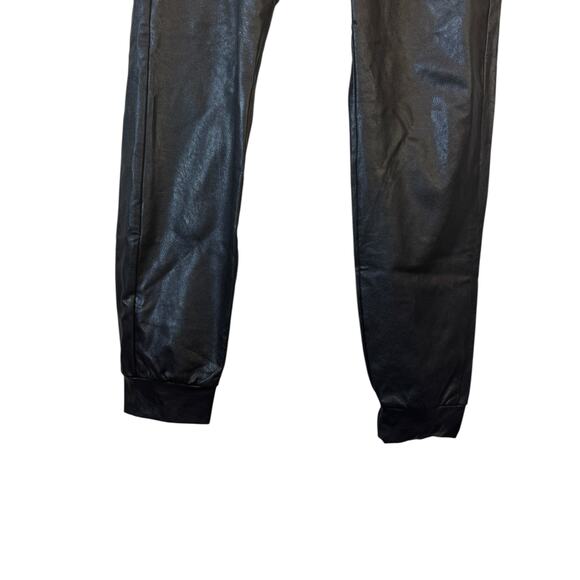 COMMANDO Faux Leather Joggers Size Medium Revolve Luxe Minimalist Quiet Luxury - Picture 7 of 9